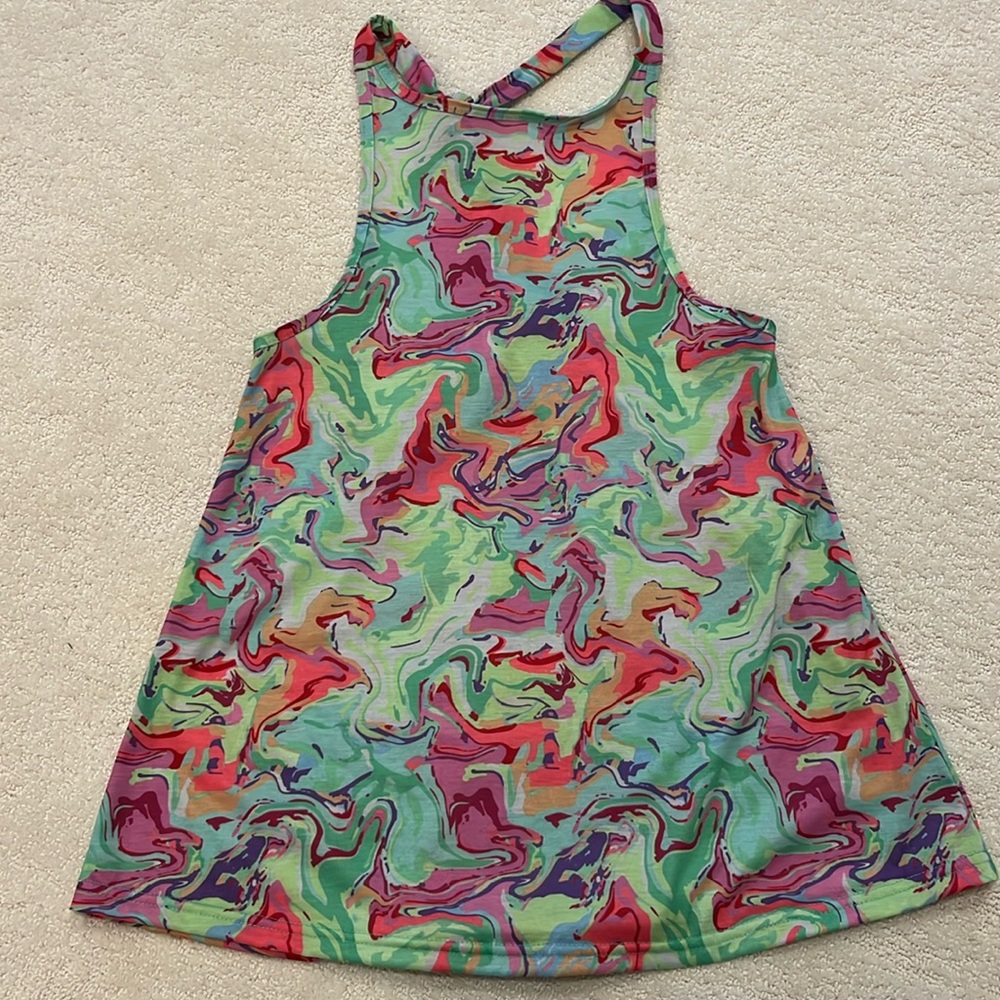 Limeapple printed Coverup Dress Girl's size 7